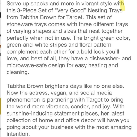 Tabitha Brown Blue Nesting Trays - Picture 8 of 9